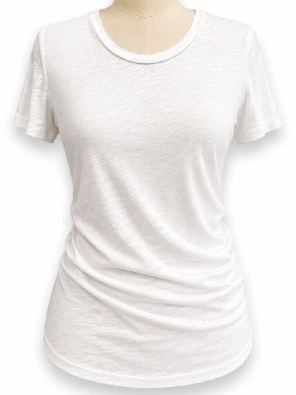 💋 🌟 J. Crew Vintage Cotton Tee Shirt | ClassicWhite | Size XS | Pristine Cond. - Picture 2 of 9